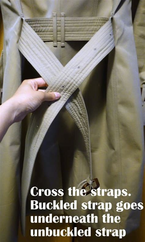 burberry trench coat belt knot